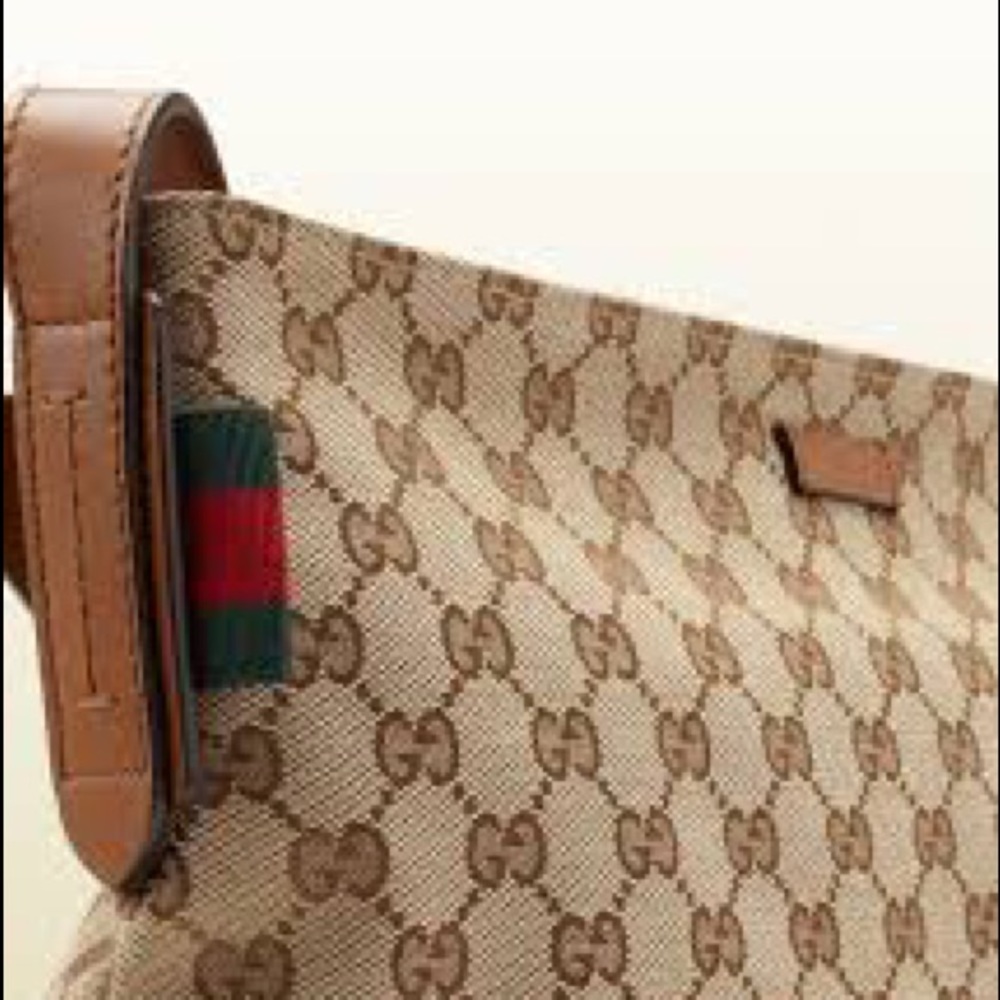 GUCCI | Large original GG canvas messenger bag - Picture 6 of 17